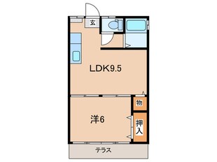 メゾン丘の物件間取画像